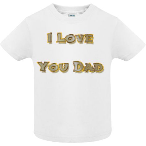 Tricou copii - I love You Dad - imagine 2