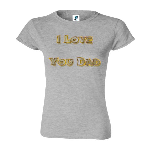 Tricou damă - I love You Dad - imagine 5