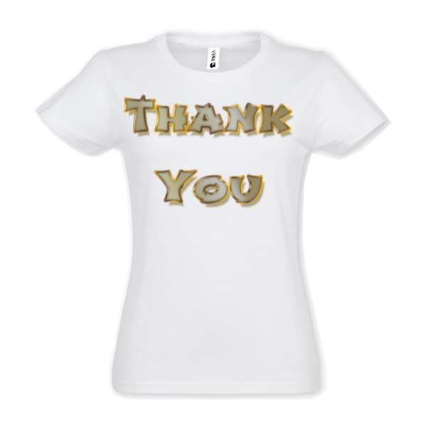 Tricou damă - Thank You - imagine 2