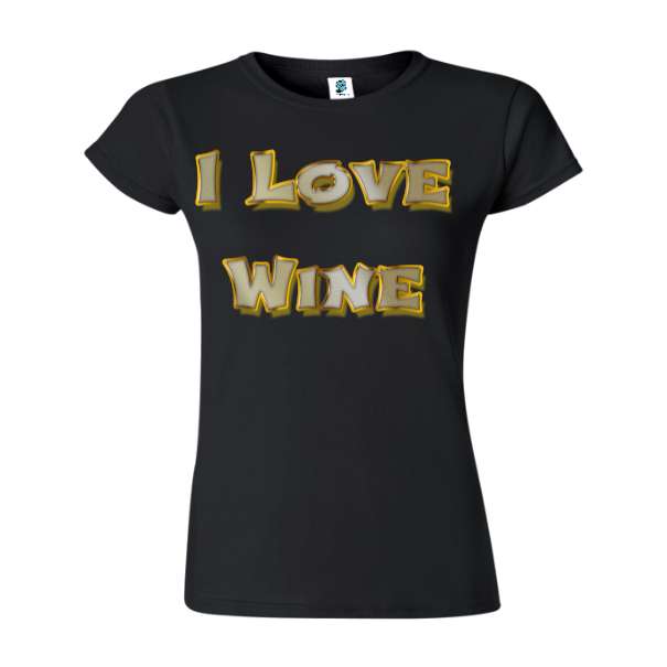 Tricou damă - I Love Wine - imagine 6