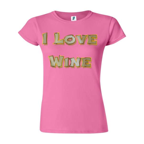Tricou damă - I Love Wine - imagine 8