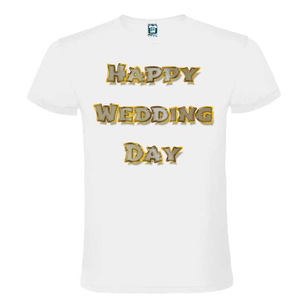 Tricou bărbat - Happy Wedding Day - imagine 2