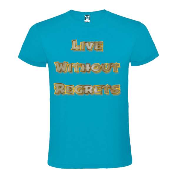 Tricou bărbat - Live Without Regrets - imagine 4