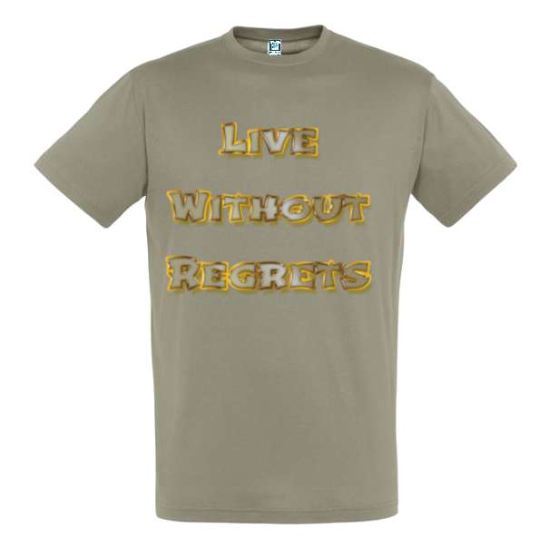 Tricou bărbat - Live Without Regrets - imagine 10
