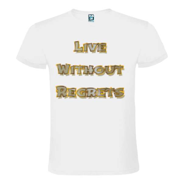 Tricou bărbat - Live Without Regrets - imagine 2