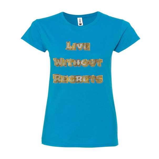 Tricou damă - Live Without Regrets - imagine 3