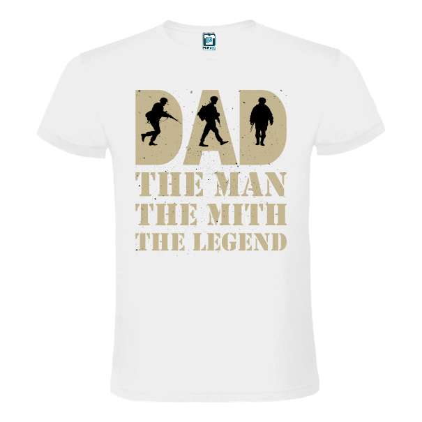 Tricou bărbat - Dad the Man - imagine 2