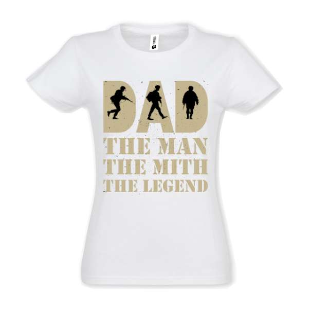 Tricou damă - Dad the Man - imagine 2