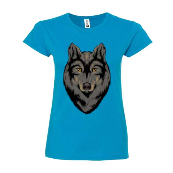 Tricou damă - Lup negru - imagine 3