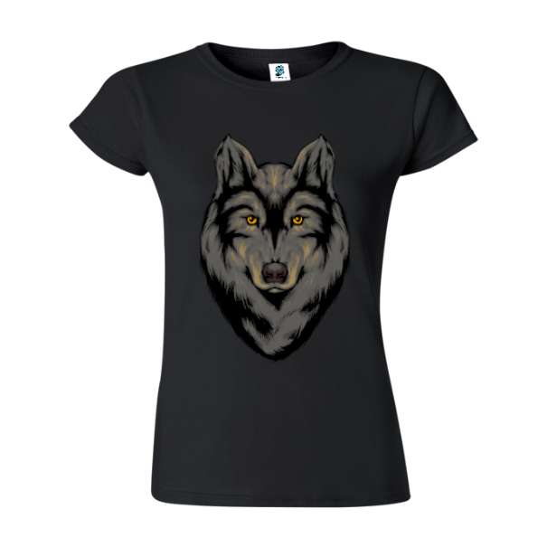 Tricou damă - Lup negru - imagine 6