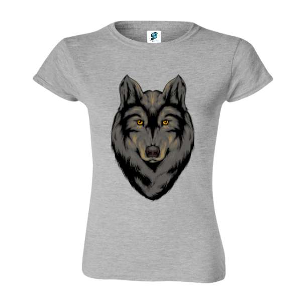 Tricou damă - Lup negru - imagine 5