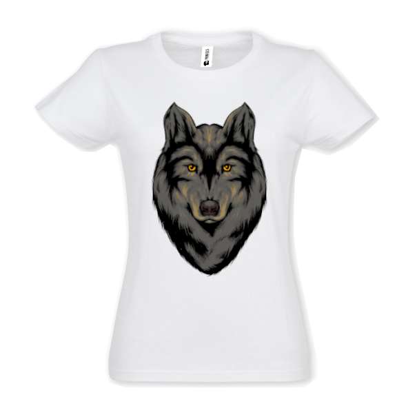 Tricou damă - Lup negru - imagine 2