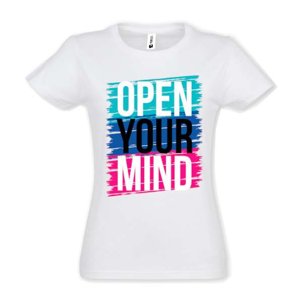 Tricou damă - Open Your Mind - imagine 2