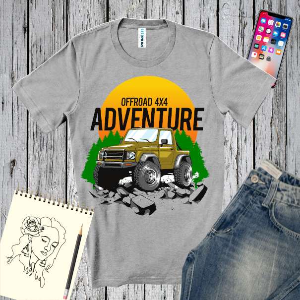 Tricou bărbat - Offroad Adventure