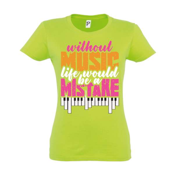 Tricou damă - Without Music - imagine 7