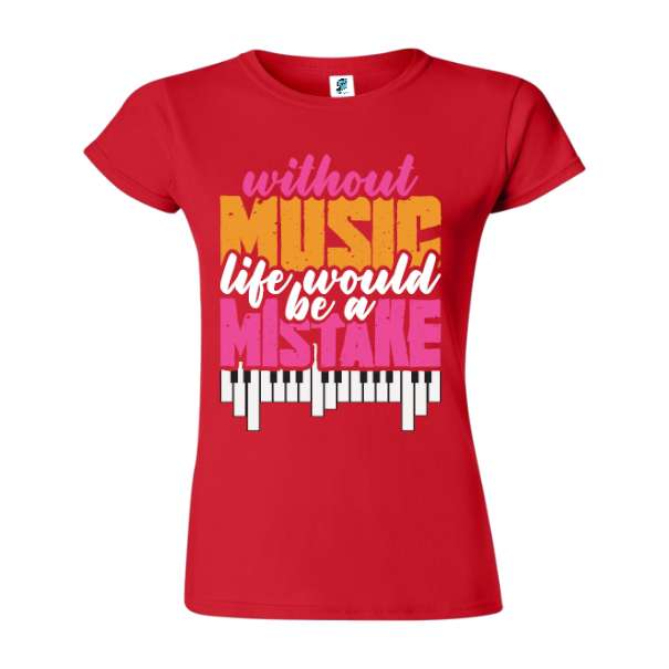 Tricou damă - Without Music - imagine 6