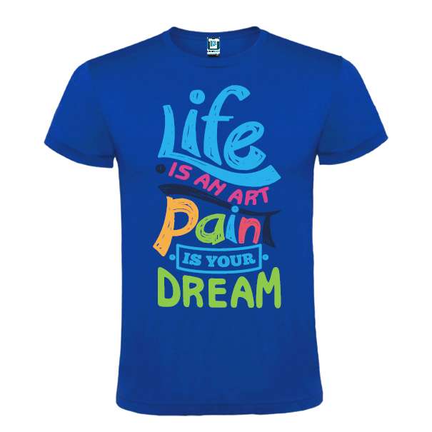 Tricou bărbat - Art paint life - imagine 3