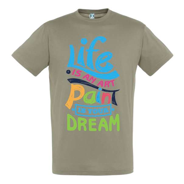 Tricou bărbat - Art paint life - imagine 9