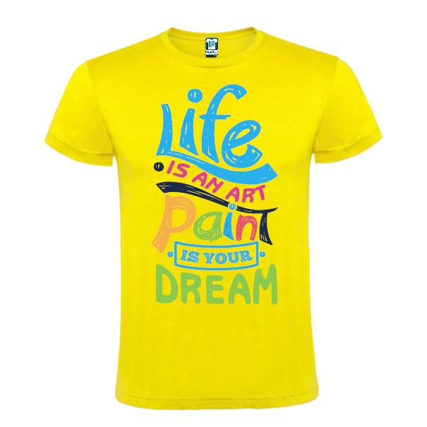 Tricou bărbat - Art paint life - imagine 4