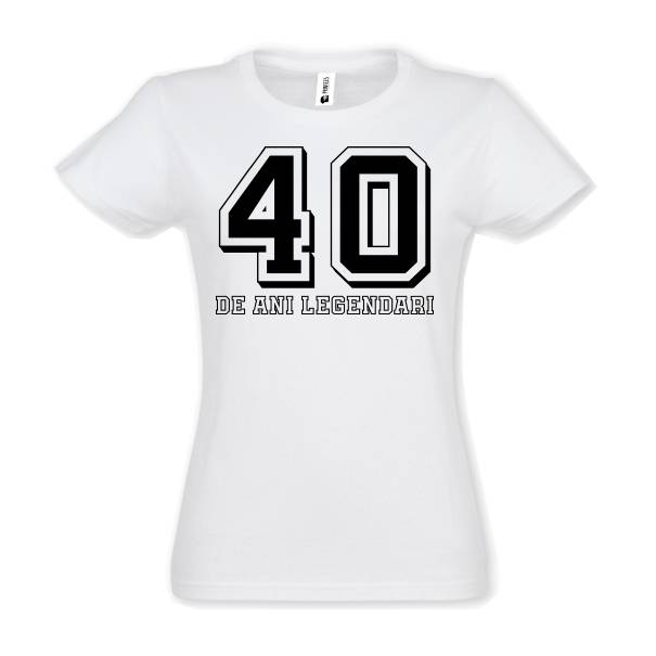 Tricou damă - 40 de ani legendari - imagine 2