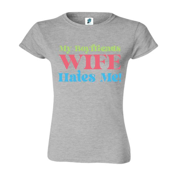 Tricou damă - Boyfriend Wife - imagine 3