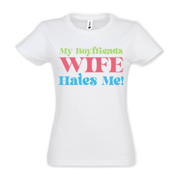 Tricou damă - Boyfriend Wife - imagine 2