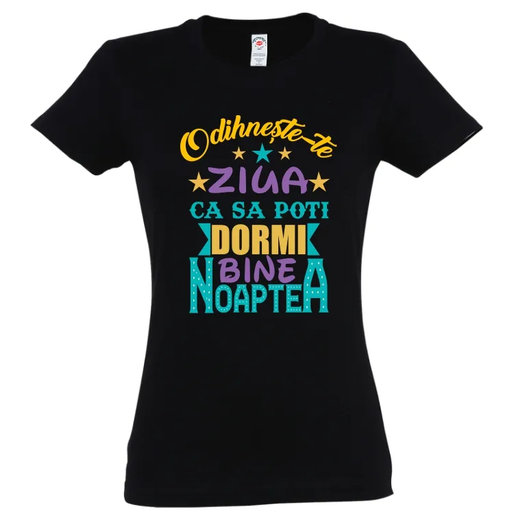 Tricou damă - Odihnește-te - imagine 5