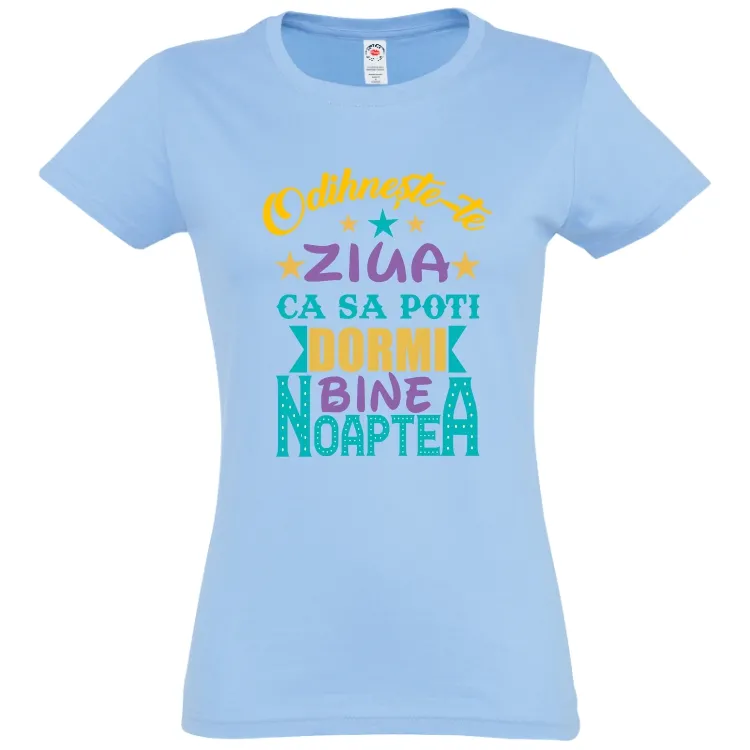 Tricou damă - Odihnește-te - imagine 3