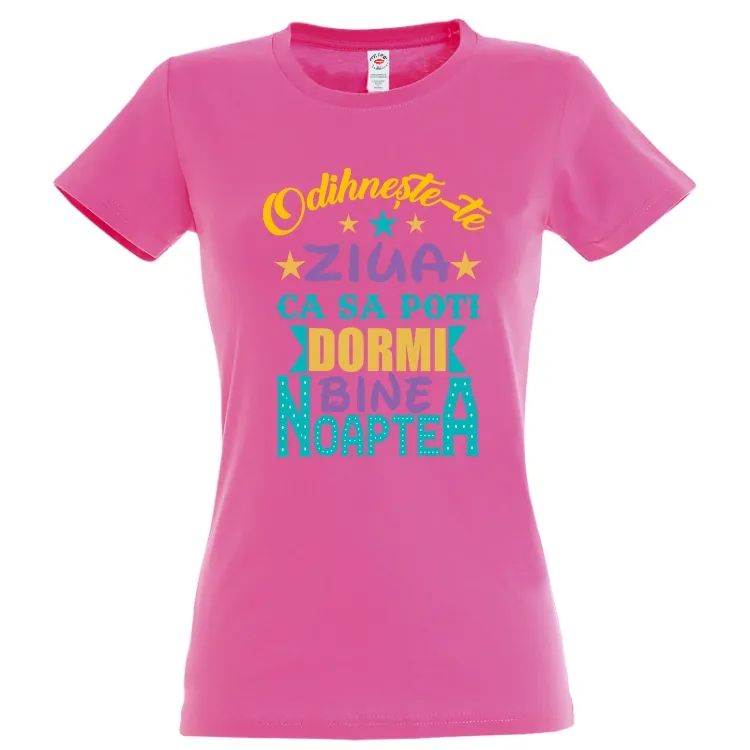 Tricou damă - Odihnește-te - imagine 7