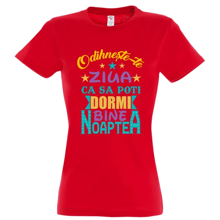 Tricou damă - Odihnește-te - imagine 6