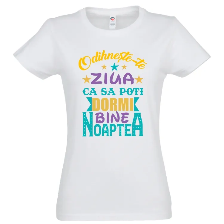 Tricou damă - Odihnește-te - imagine 2