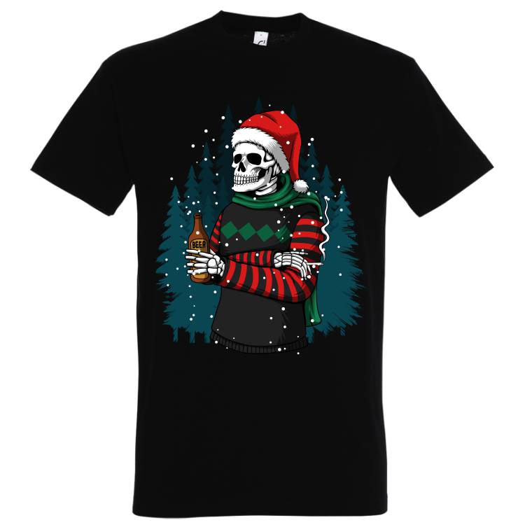 Tricou bărbat - Skull Santa - imagine 4