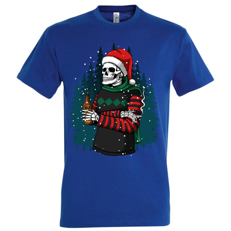 Tricou bărbat - Skull Santa - imagine 3