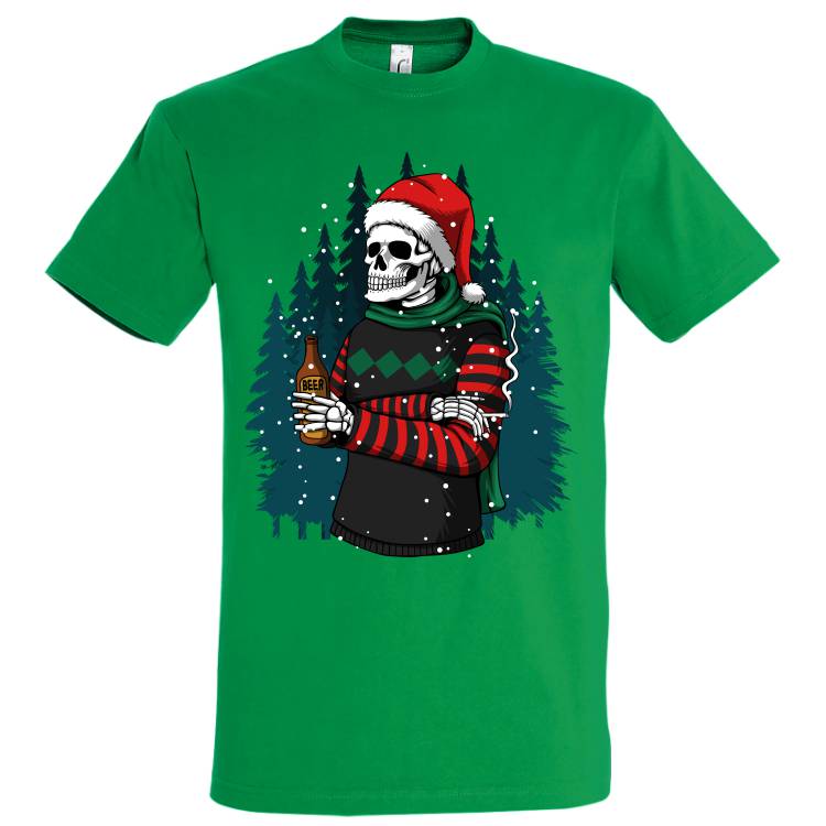 Tricou bărbat - Skull Santa - imagine 6