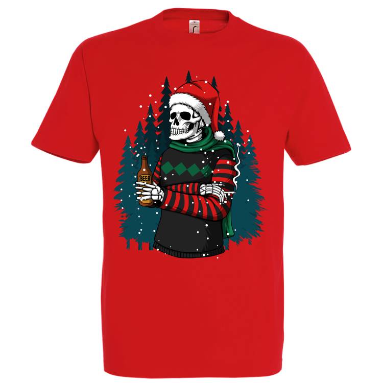 Tricou bărbat - Skull Santa - imagine 5