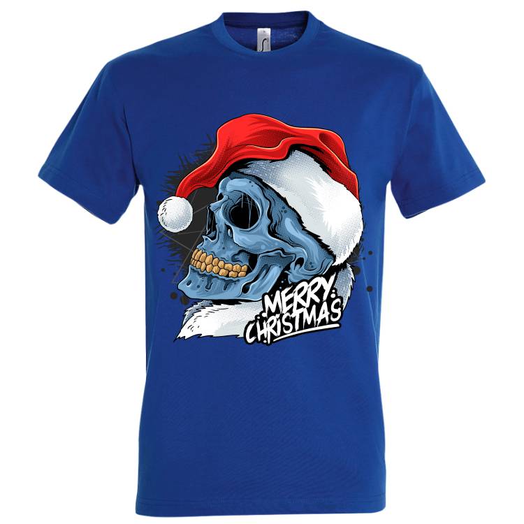 Tricou bărbat - Christmas Skull - imagine 3