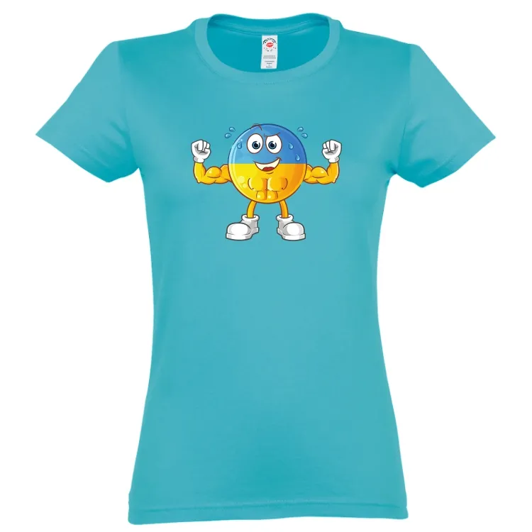 Tricou damă - Ucraina puternică - imagine 3