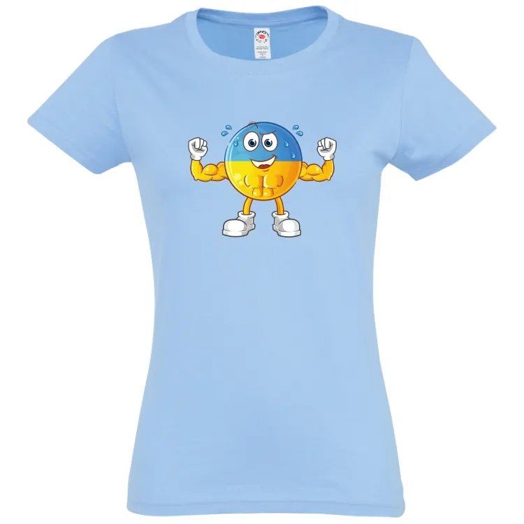 Tricou damă - Ucraina puternică - imagine 4