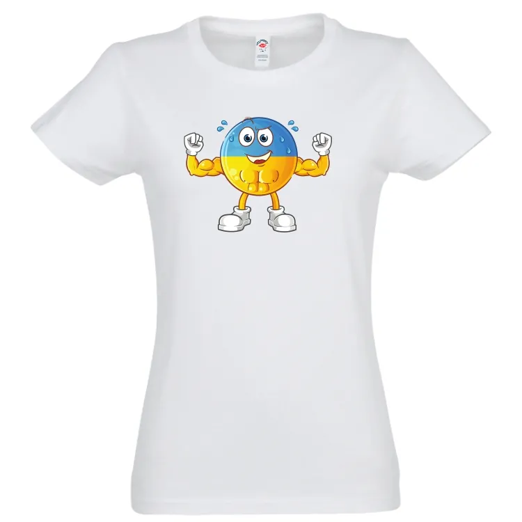 Tricou damă - Ucraina puternică - imagine 2