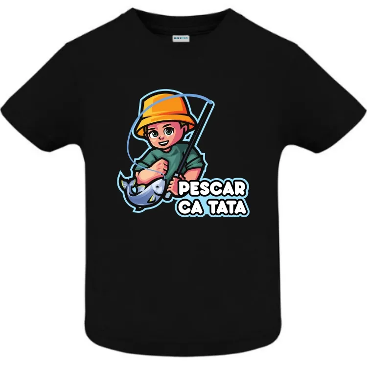 Tricou copii - Pescar ca tata - imagine 6