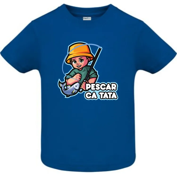 Tricou copii - Pescar ca tata - imagine 3