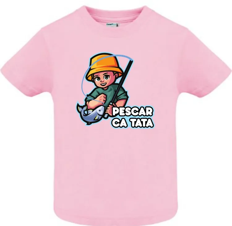 Tricou copii - Pescar ca tata - imagine 8