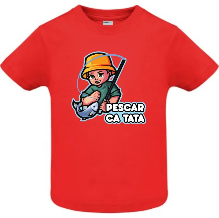 Tricou copii - Pescar ca tata - imagine 7