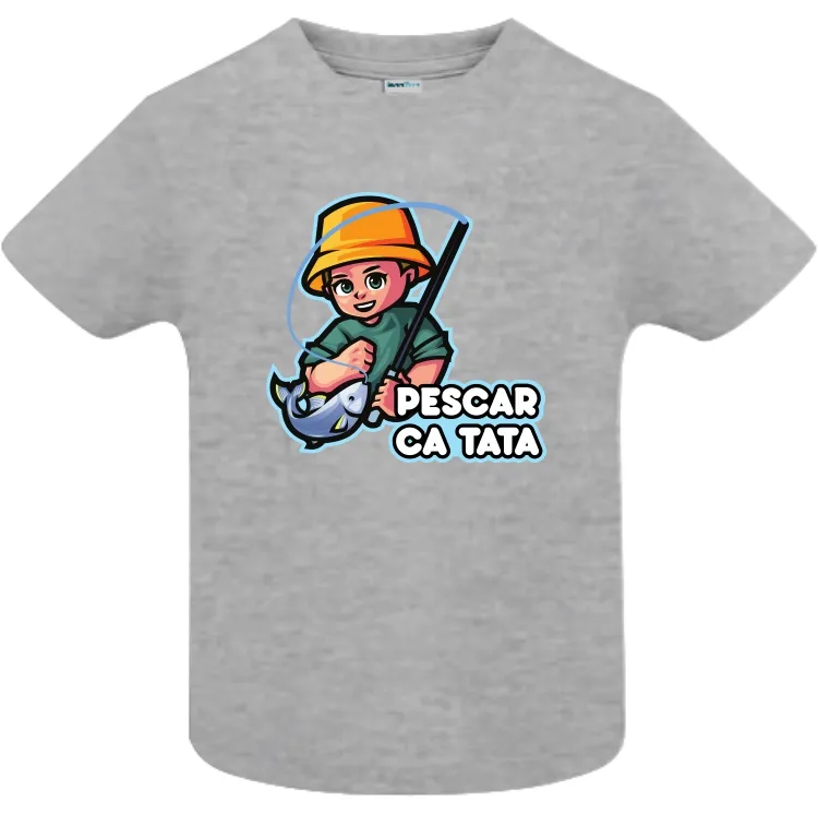 Tricou copii - Pescar ca tata - imagine 5