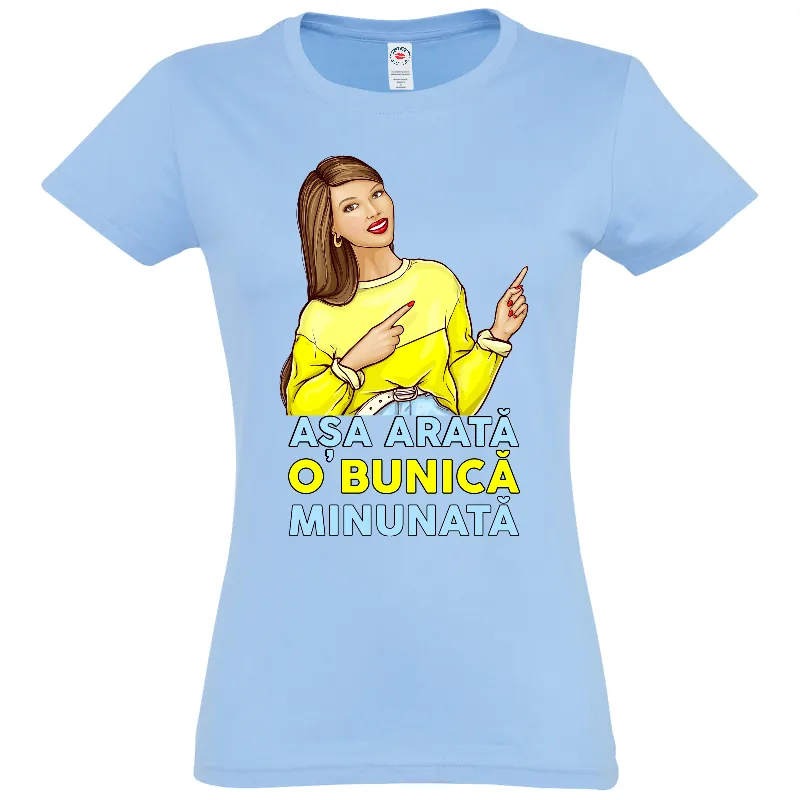 Tricou damă - Bunică minunată - imagine 4