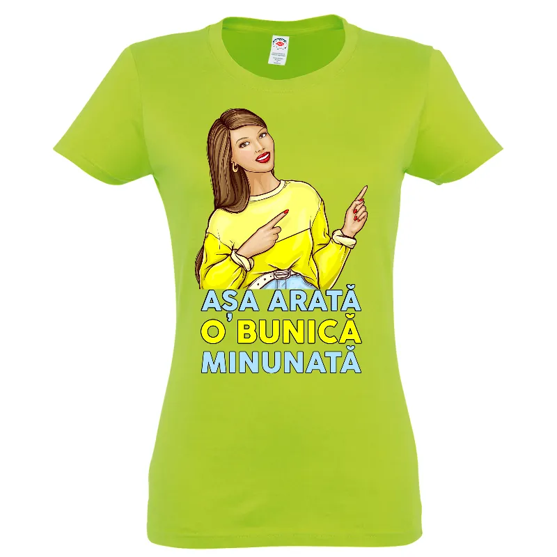 Tricou damă - Bunică minunată - imagine 9
