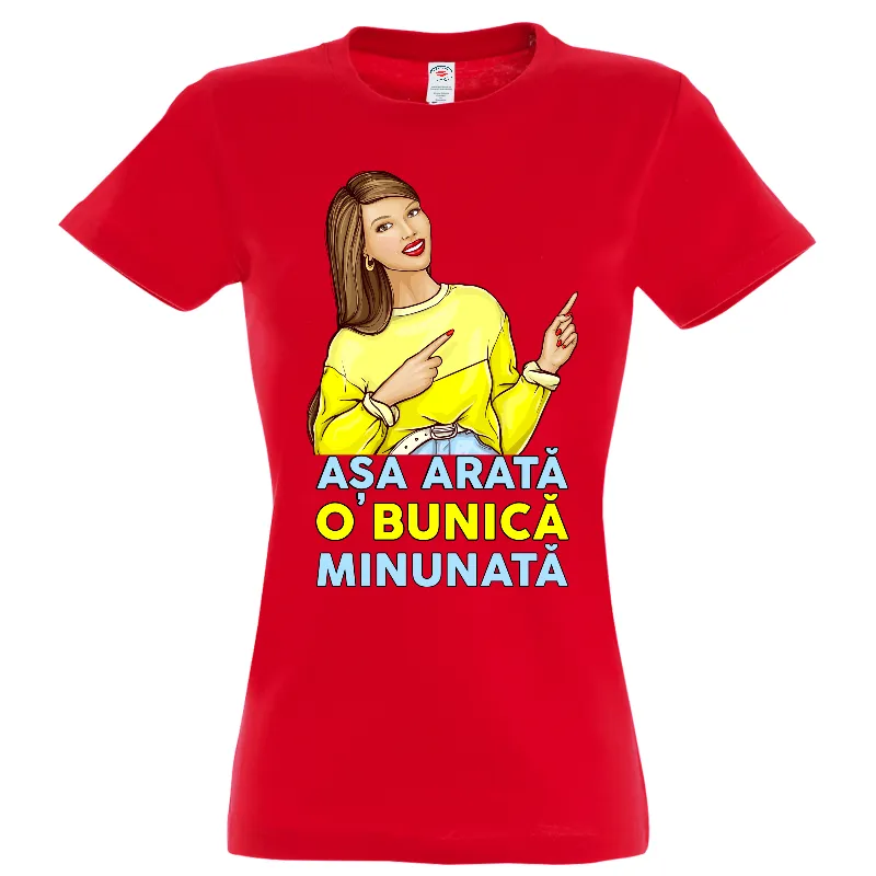 Tricou damă - Bunică minunată - imagine 7