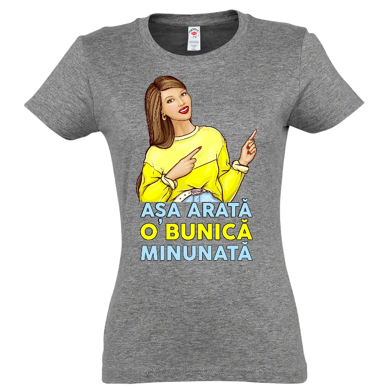 Tricou damă - Bunică minunată - imagine 6