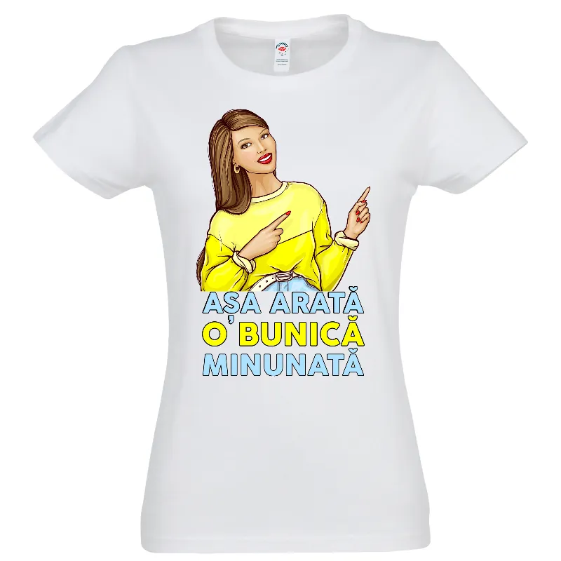 Tricou damă - Bunică minunată - imagine 2