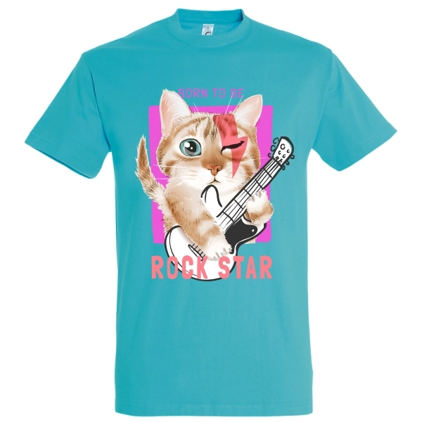 Tricou bărbat - Rock Star Cat - imagine 4